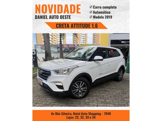 HYUNDAI CRETA 1.6 16V FLEX ATTITUDE AUTOMÁTICO